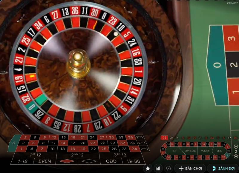 Các Kiểu Đặt Cược Trong Roulette Live Go88